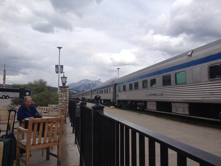VIA Train in Jasper