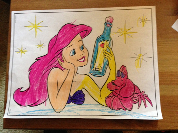 Ariel on the Bottle